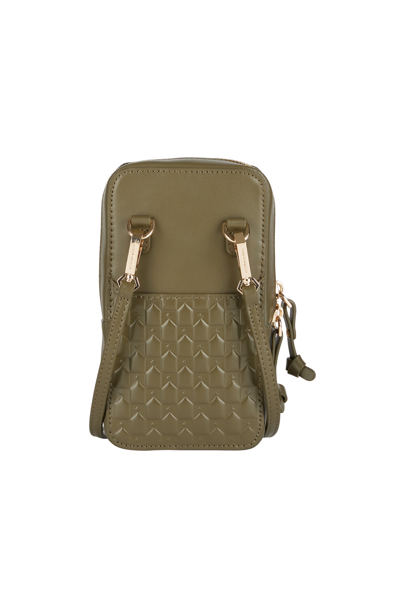 karen walker mini arrow backpack KAREN WALKER MONOGRAM MINI BAG DARK OLIVE – Ruby Rose Te Awamutu