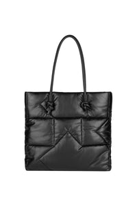 KAREN WALKER MEGA MONOGRAM TOTE BAG BLACK