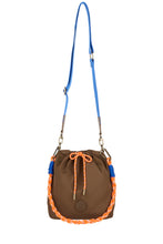 Load image into Gallery viewer, KAREN WALKER ADVENTURE BUCKET BAG CHOCOLATE
