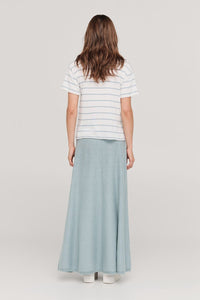 TAYLOR COMPLACENT SKIRT MIST/IVORY