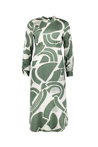 TUESDAY KOBI DRESS SAGE GEO