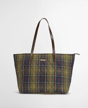 Load image into Gallery viewer, BARBOUR WETHERHAM QUILTED TARTAN BAG
