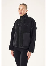 Load image into Gallery viewer, P.E NATION LENNON SHERPA JACKET BLACK
