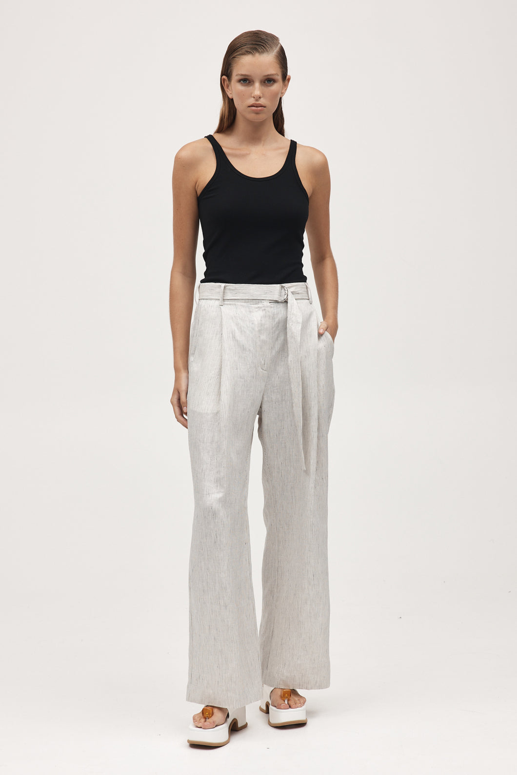 MARLE LILI PANT TWILL STRIPE