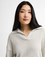 Load image into Gallery viewer, BARBOUR AYLESBY KNITTED JUMPER CLOUD/SAND STRIPE
