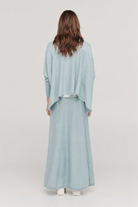 TAYLOR COMPLACENT SKIRT MIST/IVORY