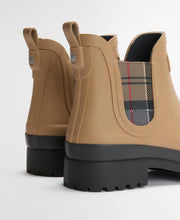 Load image into Gallery viewer, ARRIVING 21.05.26 | BARBOUR MALLOW CHELSEA WELLY BEIGE/DRESS TARTAN
