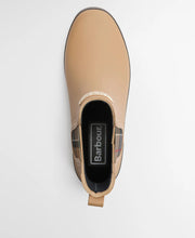 Load image into Gallery viewer, ARRIVING 21.05.26 | BARBOUR MALLOW CHELSEA WELLY BEIGE/DRESS TARTAN
