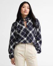 Load image into Gallery viewer, BARBOUR BAITON TOP DARK NAVY/WHITE CHECK

