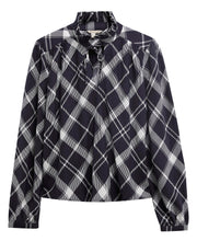 Load image into Gallery viewer, BARBOUR BAITON TOP DARK NAVY/WHITE CHECK
