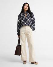 Load image into Gallery viewer, BARBOUR BAITON TOP DARK NAVY/WHITE CHECK
