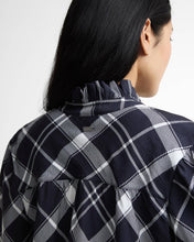 Load image into Gallery viewer, BARBOUR BAITON TOP DARK NAVY/WHITE CHECK
