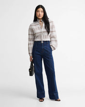 Load image into Gallery viewer, BARBOUR HINTON TOP SAND/WHITE GINGHAM
