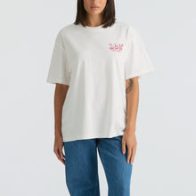Load image into Gallery viewer, LEE DENIM PATTERN ROOM BAGGY TEE OPTIC WHITE
