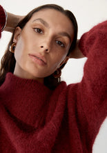Load image into Gallery viewer, MOS THE LABEL VIVIENNE KNIT JUMPER CRANBERRY

