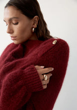 Load image into Gallery viewer, MOS THE LABEL VIVIENNE KNIT JUMPER CRANBERRY
