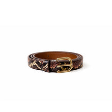 Load image into Gallery viewer, KATHRYN WILSON LAUREN BELT PYTHON CALF
