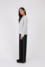 Load image into Gallery viewer, MARLOW LEGION SIDE STRIPE PANT BLACK/WHITE
