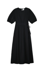 Load image into Gallery viewer, KOWTOW LONG CELESTE DRESS BLACK
