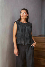 Load image into Gallery viewer, MARLOW LUMI TOP BLACK
