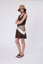 Load image into Gallery viewer, MARLOW  LUNA LINEN DRESS CAROB
