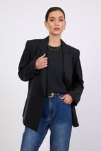 Load image into Gallery viewer, MARLOW LUXE CASHMERE TEE SHADOW
