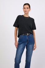 Load image into Gallery viewer, MARLOW LUXE CASHMERE TEE SHADOW
