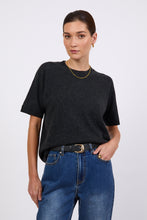 Load image into Gallery viewer, MARLOW LUXE CASHMERE TEE SHADOW
