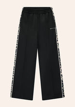 Load image into Gallery viewer, P.E NATION MAN DOWN TRACKPANT BLACK/LEOPARD
