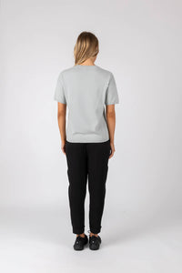 MARLOW EDIT KNIT TEE SEA SALT