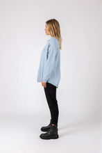 Load image into Gallery viewer, MARLOW HARMONY KNIT SHIRT CORNFLOWER
