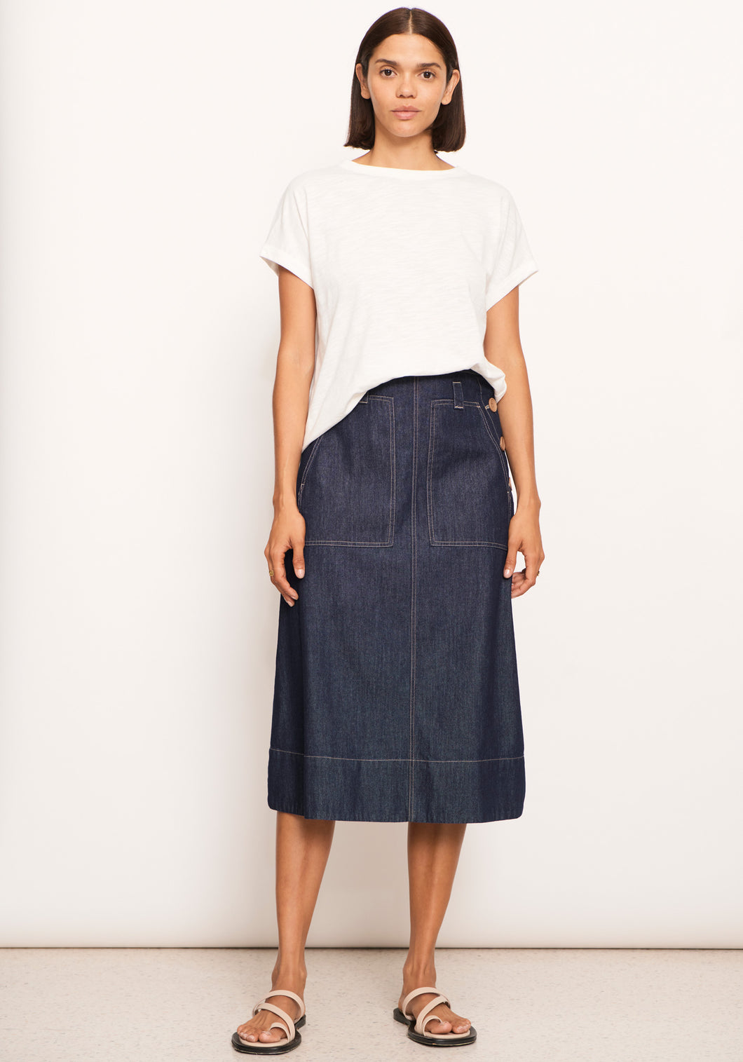 POL MAST TEE WHITE