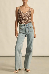 ZOE KRATZMANN MEMO TOP OCELOT