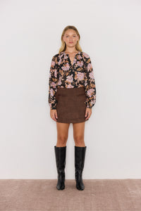 MINK PINK WILLOW BLOUSE FLORAL