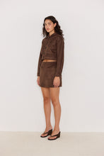 Load image into Gallery viewer, MINK PINK ASTON SUEDE CROP JACKET
