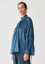 Load image into Gallery viewer, MOS AALIYAH BLOUSE CORNFLOWER
