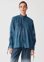 Load image into Gallery viewer, MOS AALIYAH BLOUSE CORNFLOWER
