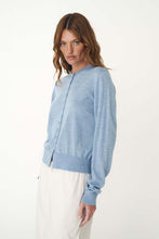 Load image into Gallery viewer, ROWIE MAEVE MERINO SPRING CARDI DKY MARLE
