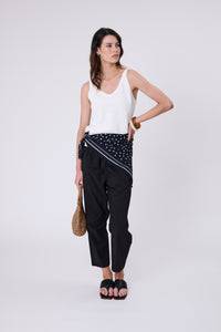 MARLOW MARINA KNIT TANK CHALK