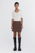Load image into Gallery viewer, MARLE ELKA SKIRT WASHED PLUM

