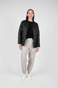 MARLOW ALPINE QUILTED JACKET BLACK