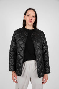 MARLOW ALPINE QUILTED JACKET BLACK