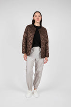 Load image into Gallery viewer, MARLOW ALPINE QUILTED JACKET ESPRESSO
