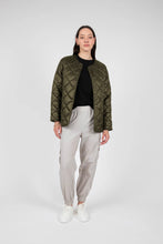 Load image into Gallery viewer, MARLOW ALPINE QUILTED JACKET DARK OLIVE
