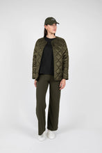 Load image into Gallery viewer, MARLOW ALPINE QUILTED JACKET DARK OLIVE
