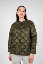 Load image into Gallery viewer, MARLOW ALPINE QUILTED JACKET DARK OLIVE
