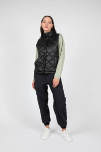 MARLOW ALPINE QUILTED VEST BLACK