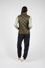 Load image into Gallery viewer, MARLOW ALPINE QUILTED VEST DARK OLIVE
