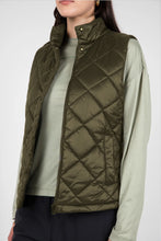 Load image into Gallery viewer, MARLOW ALPINE QUILTED VEST DARK OLIVE
