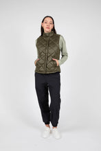 Load image into Gallery viewer, MARLOW ALPINE QUILTED VEST DARK OLIVE
